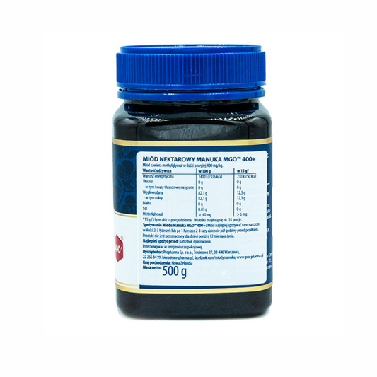 Miód Manuka MGO 400+ 500g