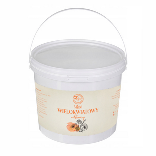 Miód wielokwiatowy wiadro 7kg