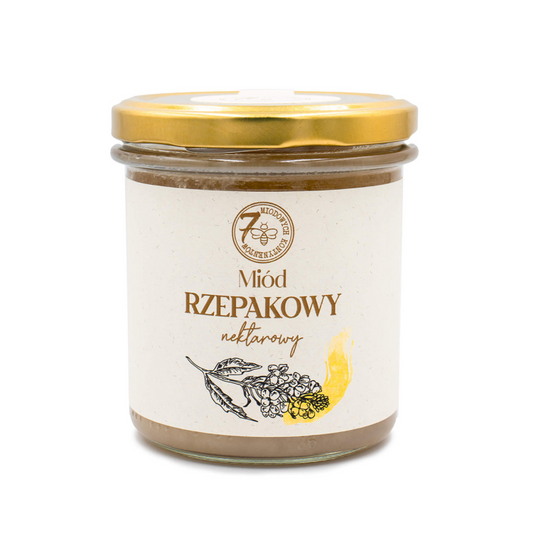 Miód nektarowy rzepakowy 400g